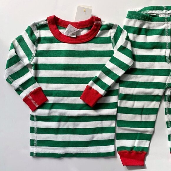 Hanna Andersson Striped Pajama Set, 18-24 Months - Picture 2 of 8